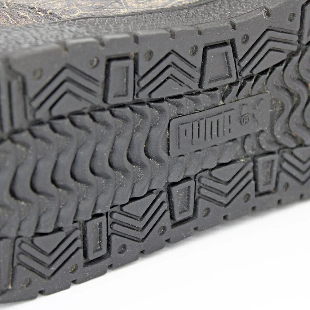 Puma Sky Wedge Gray/Gold Thread Iridescent Womens High Top Sneakers: Size 9.5 - Picture 9 of 9